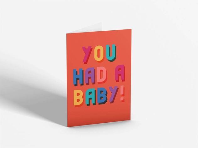 Image of Kazvare Made It You Had A Baby Greetings Card