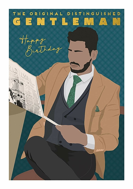 Image of You The Man Distinguished Gentleman Greetings Card