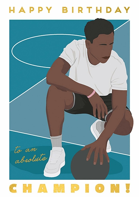 Image of You The Man Happy Birthday Champ Greetings Card