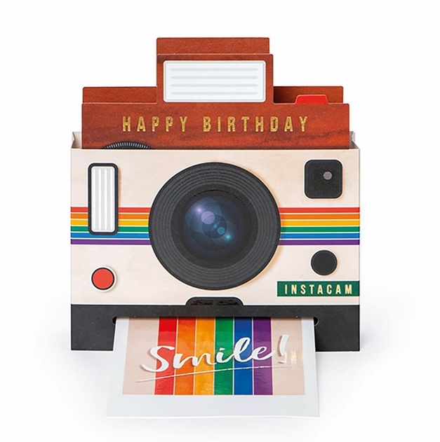 Image of Camera 3D Pop Up Birthday Card