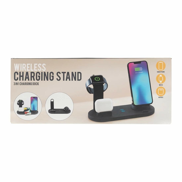 Image of WHSmith 3 In 1 Wireless Charging Stand