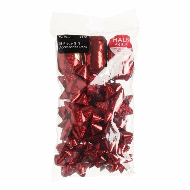 Image of WHSmith 15 Red Holographic Grab Bag