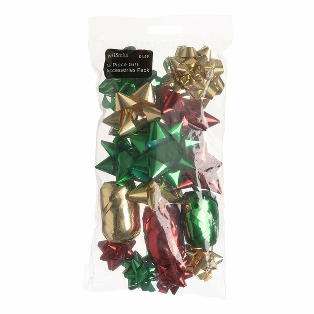 Image of WHSmith 15 Red Green Gold Grab Bag