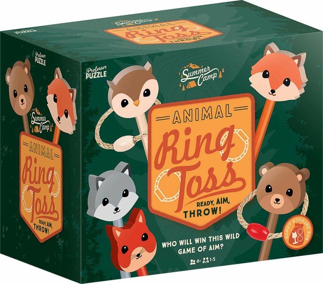 Image of Professor Puzzle Summer Camp Animal Ring Toss Outdoor Game