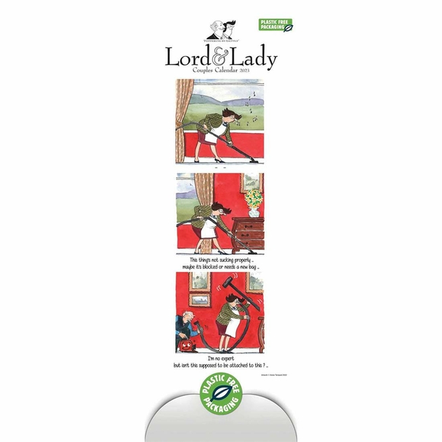 Image of 2024 Lord and Lady Humour Slim Calendar