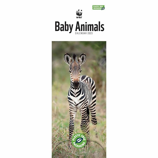 Image of 2024 WWF Young and Wild Slim Calendar
