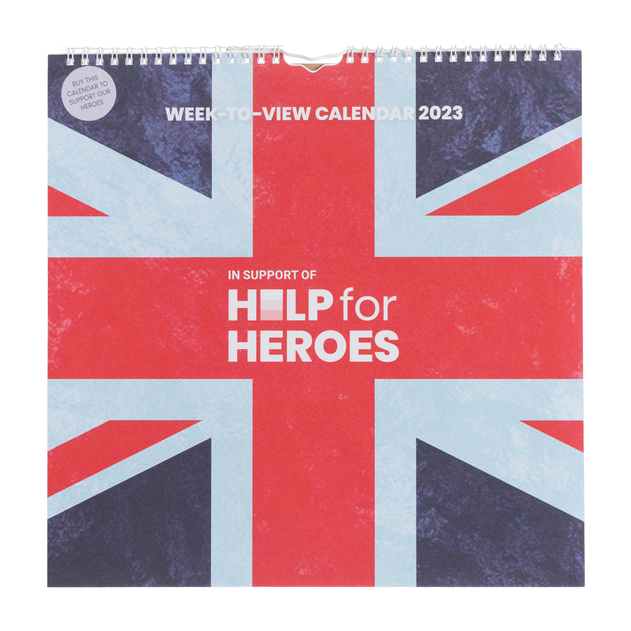 Image of WHSmith 2023 Help For Heroes Week To View Charity Calendar