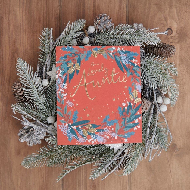 Image of WHSmith Auntie Christmas Card