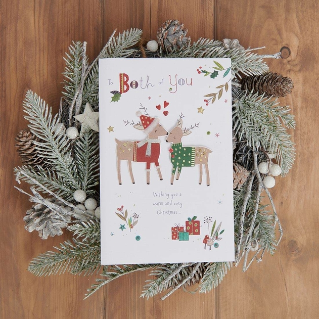 Image of UK Greetings Carlton To Both Christmas Card