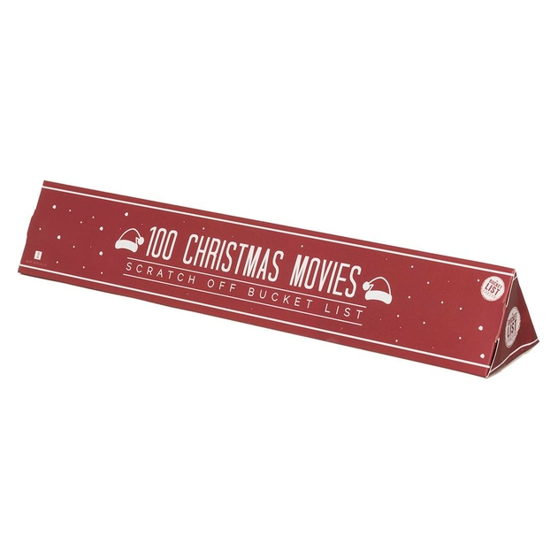 Image of 100 Christmas Movies Scratch Poster