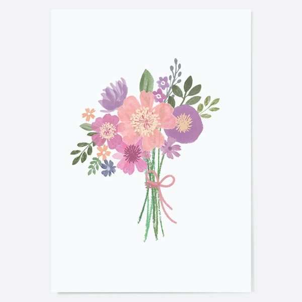 Image of Dotty About Paper Painted Bouquet Note Cards Pack of 10