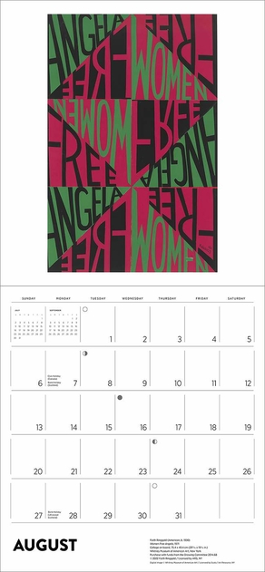 Image of Pomegranate African American Art 2023 Wall Calendar