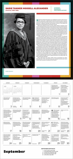 Image of Pomegranate A Journey into 365 Days of Black History 2023 Wall Calendar