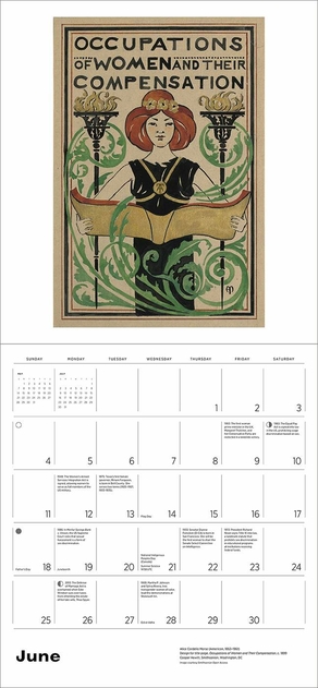 Image of Pomegranate The Fight for Women's Rights 2023 Wall Calendar