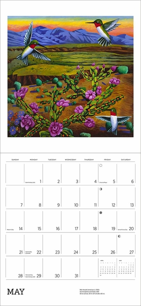 Image of Pomegranate In the Wild: The Art of Billy Hassell 2023 Wall Calendar