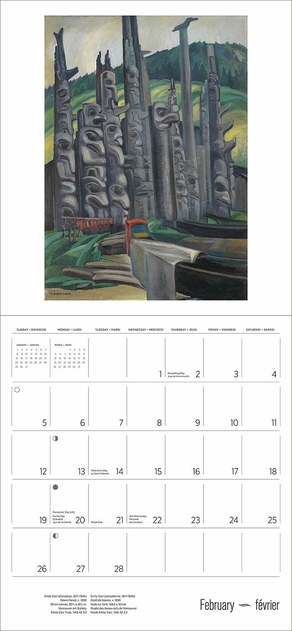 Image of Pomegranate Emily Carr 2023 Wall Calendar