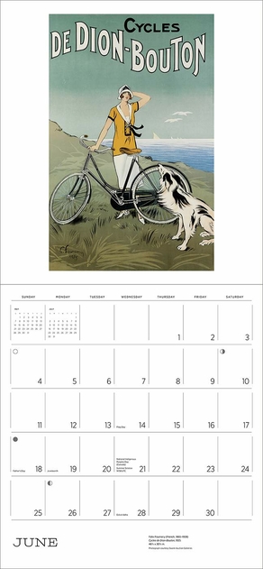 Image of Pomegranate Bicycles: Vintage Posters 2023 Wall Calendar