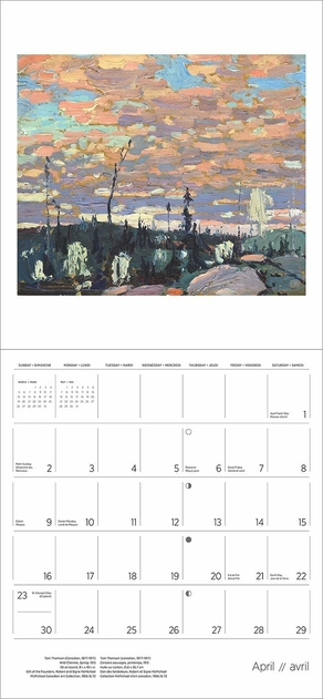 Image of Pomegranate Tom Thomson 2023 Wall Calendar