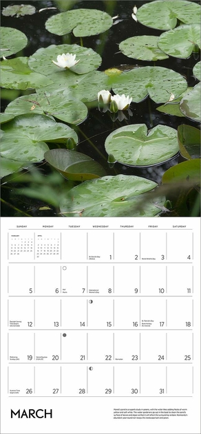 Image of Pomegranate Monet's Passion: The Gardens at Giverny 2023 Wall Calendar