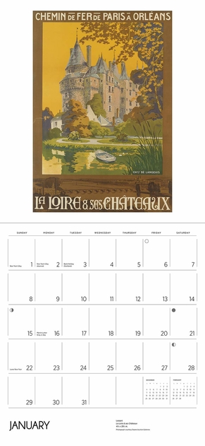 Image of Pomegranate France: Vintage Travel Posters 2023 Wall Calendar
