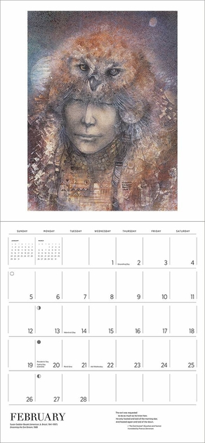 Image of Pomegranate Shaman: Paintings by Susan Seddon Boulet 2023 Wall Calendar
