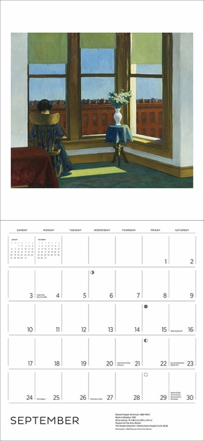 Image of Pomegranate Edward Hopper 2023 Wall Calendar