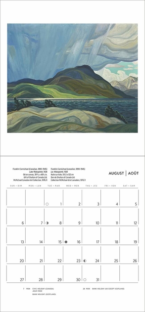 Image of Pomegranate The Group of Seven 2023 Mini Wall Calendar