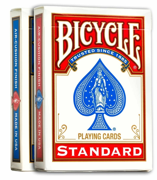 Image of Bicycle® Standard 2-Pack Red & Blue Card Game
