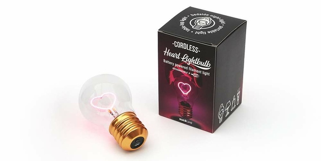 Image of Cordless Heart Lightbulb