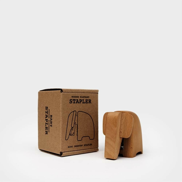 Image of Baby Wooden Elephant Stapler
