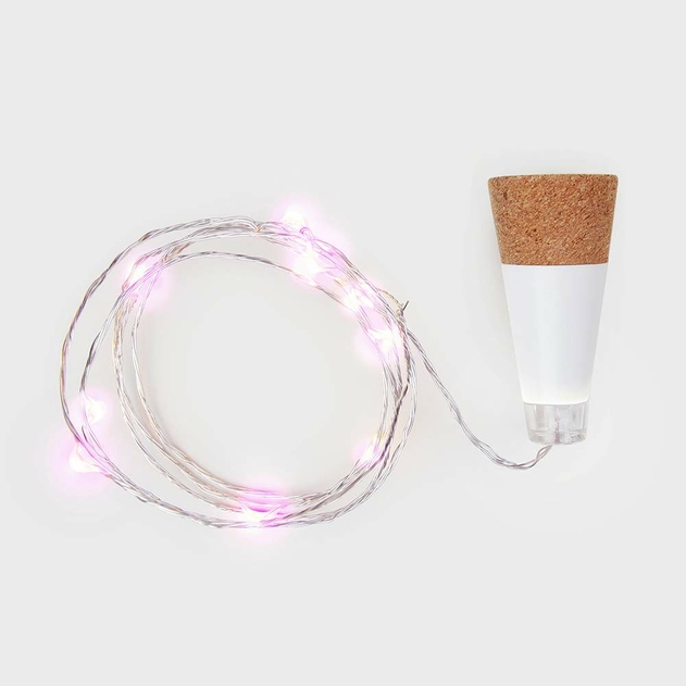 Image of Rechargeable Multicolour Bottle String Light