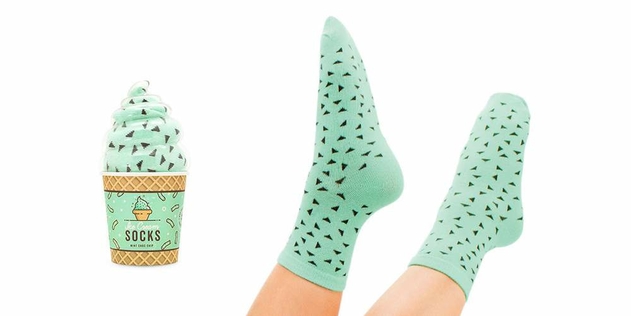 Image of Mint Choc Chip Ice Cream Socks