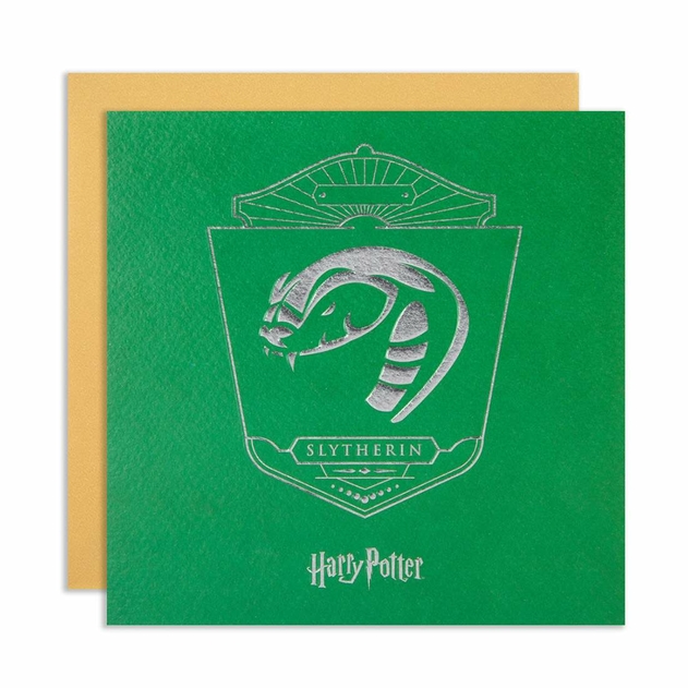 Image of Harry Potter Magical Mischief Slytherin Birthday Card