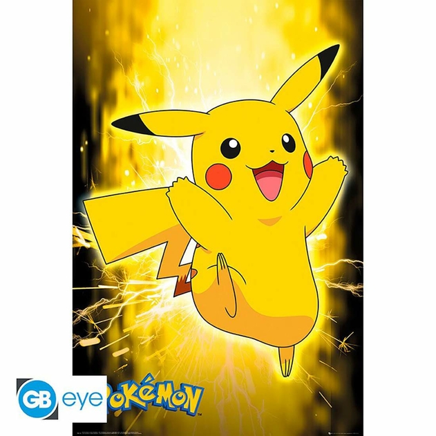 Image of Pokemon Pikachu Neon Poster