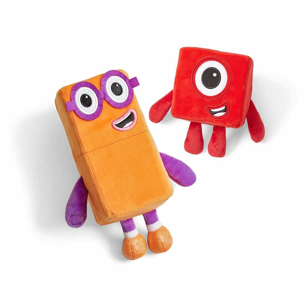 Image of Learning Resources Numberblocks One & Two Playful Pals Soft Toys