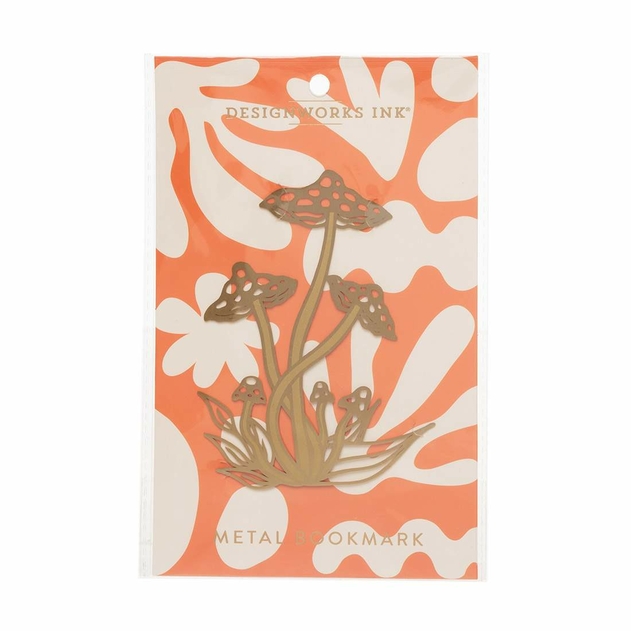 Image of DW Ink Metal Mushroom Bookmark