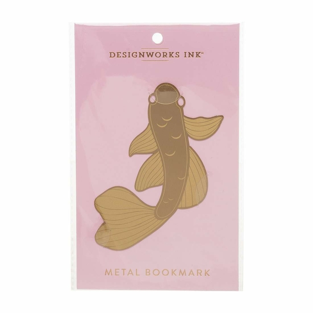 Image of DW Ink Metal Koi Fish Bookmark