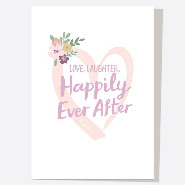 Image of Dotty About Paper Floral Happily Ever Wedding Card