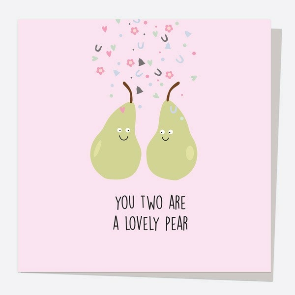 Image of Dotty About Paper Perfect Pear Wedding Card