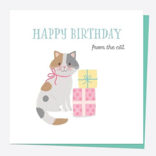Image of Dotty About Paper From The Cat Birthday Card
