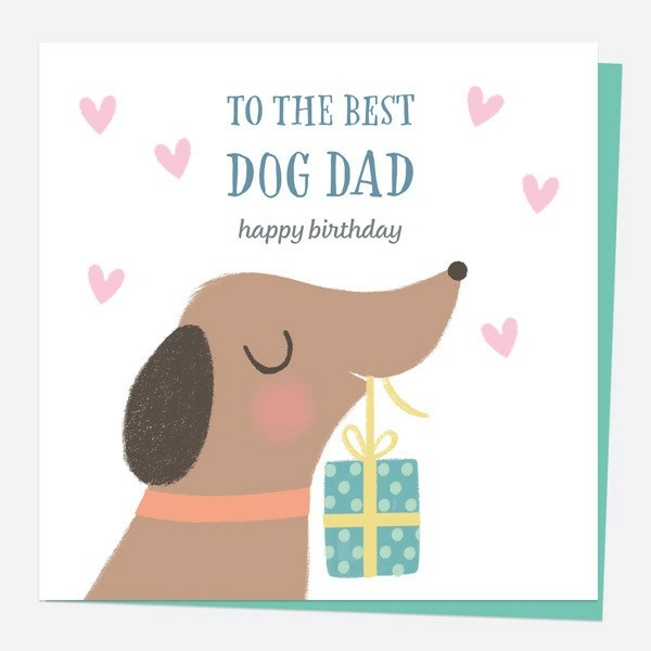 Image of Dotty About Paper Best Dog Dad Birthday Card