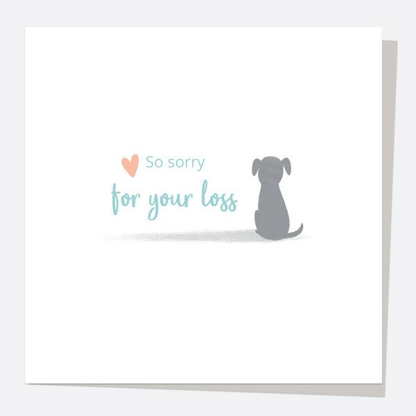 Image of Dotty About Paper Sorry For Your Loss Dog Sympathy Card