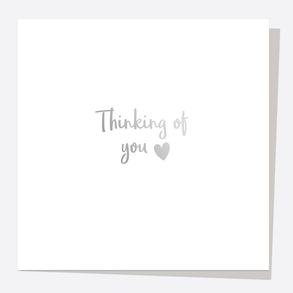 Image of Dotty About Paper Heart Foil Sympathy Card