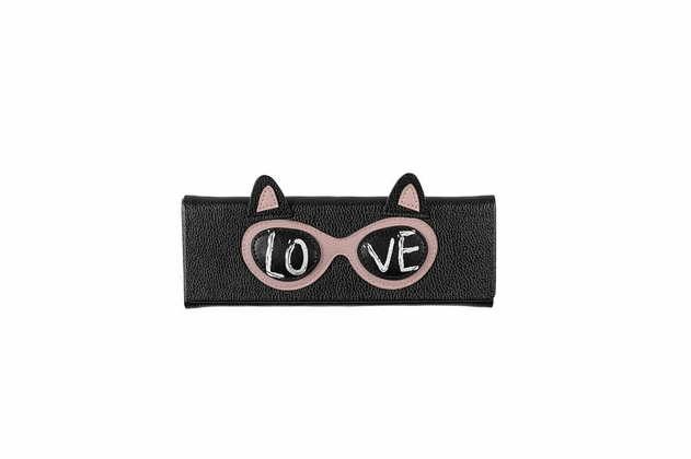 Image of Aptica Reading Glasses Foldable Case Cat Black