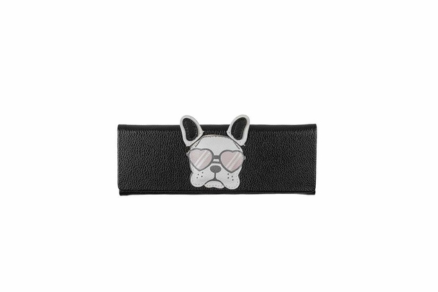 Image of Aptica Reading Glasses Foldable Case Bulldog Black