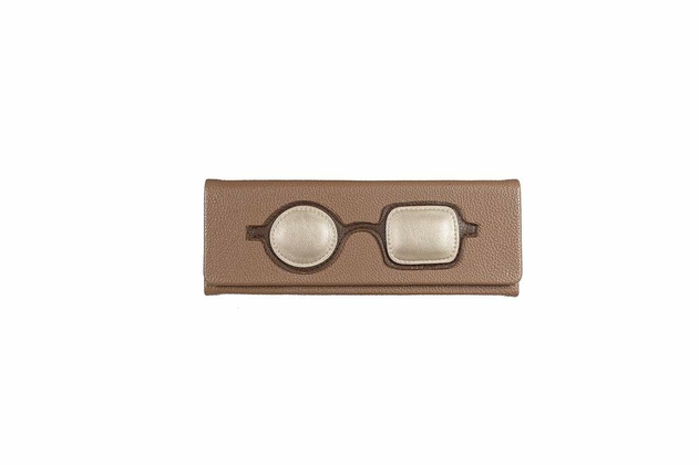 Image of Aptica Reading Glasses Foldable Case Pop Art Gold