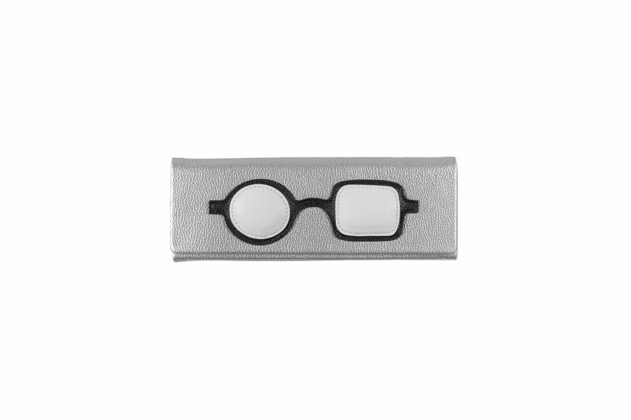 Image of Aptica Reading Glasses Foldable Case Pop Art Silver