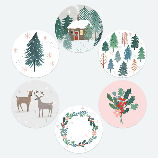 Image of Dotty About Paper Winter Wonderland Christmas Stickers Pack of 48