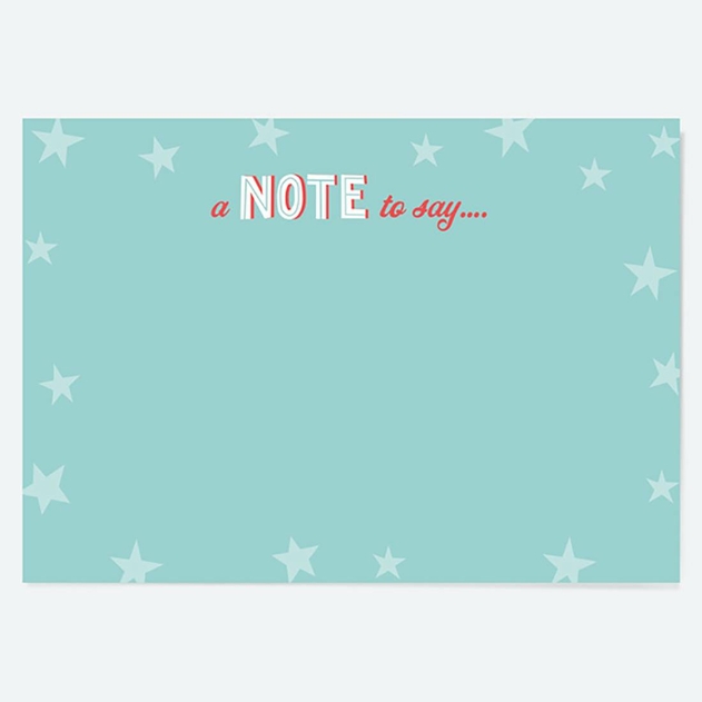 Image of Dotty About Paper Yuletide Typography Christmas Note Cards Pack of 10