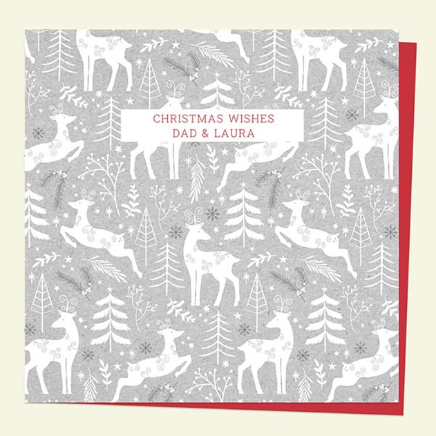 Image of Dotty About Paper Scandi Reindeer Christmas Card